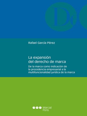 cover image of La expansión del derecho de marca